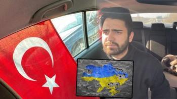 Annesi için Ukrayna'daki savaşa daldı! Arabada Türk Bayrağı'nı gören asker söyledi