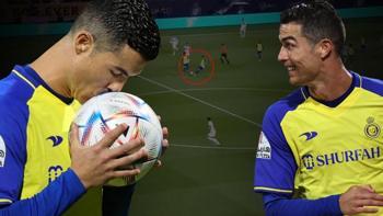 Cristiano Ronaldo, Al Nassr'da şovuna devam ediyor! Akılalmaz asist