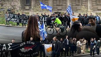 Rum ve Yunan öğrencilerden Ersin Tatar'a saldırı girişimi! Rahatsızlıklarının sebebi belli