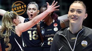 VakıfBank'ın yıldızı Zehra Güneş, zaferin ardından Skorer'e konuştu: İki kupaya da talibiz