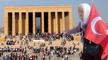 100. Yıl coşkusu erken başladı! 7'den 70'e binlerce vatandaş Anıtkabir'de