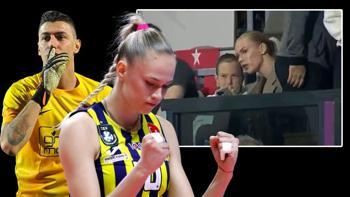 Arina Fedorovtseva, Berke Özer'i izlemeye gitti! Maçta sakatlandı