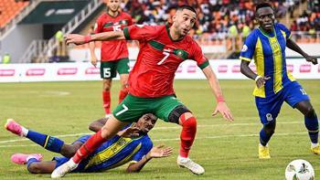 Hakim Ziyech'li Fas, Tanzanya'yı farklı geçti!