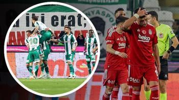 9 kişilik Konyaspor, Beşiktaş'ı yıktı! Süper Lig'de uzun süre unutulmayacak maç
