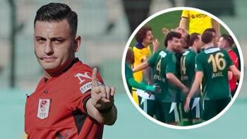 Esenler Erokspor - Ankaragücü maçında ilginç anlar! Golü iptal etti, rakibe kırmızı verdi