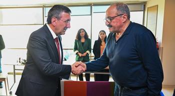 Cumhurbaşkanı Yardımcısı Yılmaz'dan Önder için taziye ziyareti