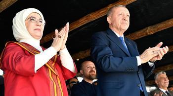 Emine Erdoğan’dan Etnospor Kültür Festivali’ne ziyaret