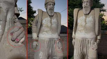Mimar Sinan’a saygısızlık! Tarihi heykele yapılanlar tepki çekti