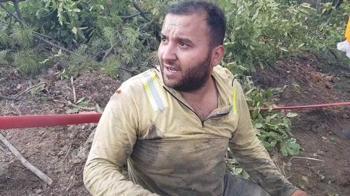 Karabük'te orman yangını! Alevlerin arasında kalmaktan son anda kurtarıldı, sorduğu ilk şey yürek burktu