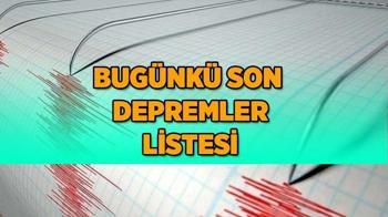 SON DAKİKA DEPREMLER LİSTESİ! En son nerede kaç şiddetinde? 14 Ekim 2025 Kandilli Rasathanesi/AFAD yeni son depremler listesi...