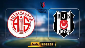 Süper Lig'de Beşiktaş, Antalyaspor deplasmanında!
