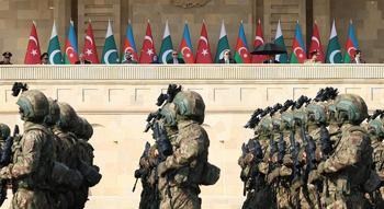 Azerbaycan, Karabağ Zaferi'nin 5. yılını askeri geçit töreniyle kutladı: Türk F-16'ları Bakü semalarında!