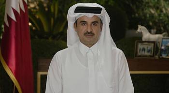 Katar Emiri Al Sani’den, düşen askeri kargo uçağında hayatını kaybedenler için taziye mesajı