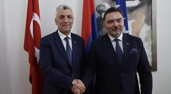 Bakan Bolat, Bosna Hersek Dış Ticaret ve Ekonomik İlişkiler Bakanı Kosarac ile görüştü