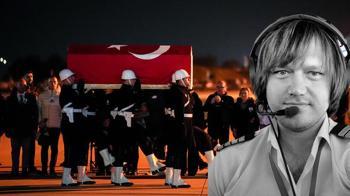 Hırvatistan'daki uçak kazasında şehit olan Pilot Hasan Bahar'ın naaşı İstanbul'a getirildi