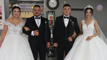 İki kardeş aynı gün evlendi: 'Bu düğün için 6 yıl bekledik'