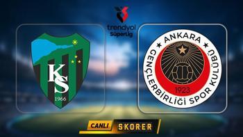 CANLI | Süper Lig'de Kocaeli-Gençlerbirliği maçı!