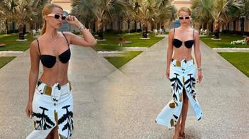 Dubai'de tatil keyfi! Derya Uluğ deniz ve güneşin tadını çıkardı