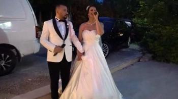 Düğün giriş şarkıları başlarına bele oldu! Görüntüleri milyonlarca kez izlendi