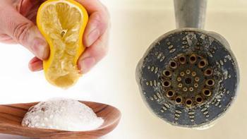 Kireçten tıkanan duş başlığını böyle temizleyin! Suyu kesiyormuş