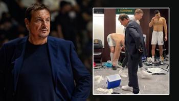 Ergin Ataman'dan Olympiacos'a Fenerbahçe göndermesi! 'Burada da mı yağmur yağıyor?'