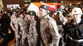 Çekmeköy'deki operasyonda şehit olan polis memuru Albayrak'ın naaşı Samsun'a getirildi