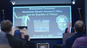 ABD’de 41 tarihi eser Türkiye’ye iade edildi