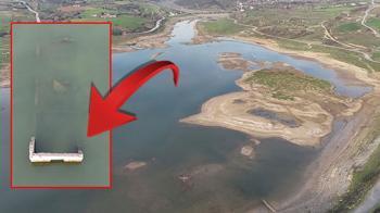 İstanbul’da kuraklık alarmı! Sazlıdere barajı çekildi, ortaya çıkan herkesi şoke etti