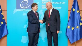 Bakan Tunç, Avrupa Konseyi Genel Sekreteri Berset ile görüştü