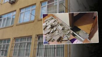 Fatih'te 4 katlı binada panik! Zeminde çökme meydana geldi