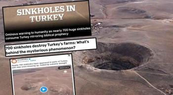 'Gizemli fenomen' diyerek yazdılar! Konya'daki obruklar dünya basınında