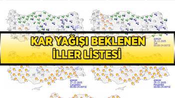 Sıcaklıklar düşüyor! İstanbul'a kar ne zaman yağacak? Bugün kar taneleri beklenen iller listesi...