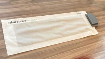 Görenleri şaşırtacak bir buluş: Tamamen kumaştan hoparlör yapıldı