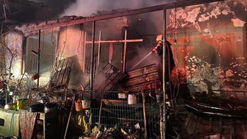 Edirne’de çiftlik kül oldu! Milyonluk tarım araçları yandı