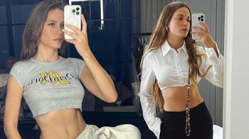 Tarzıyla dikkat çekti! Serenay Sarıkaya'dan asansör pozu