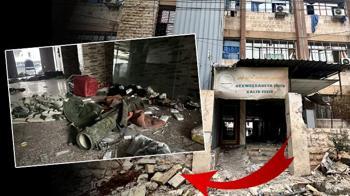 Halep'te kirli tuzak! İşte terör örgütünün karargaha çevirdiği hastane