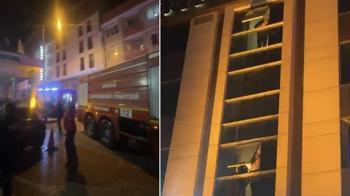 Bursa’da otel yangını! Üst katlarda mahsur kalanlar var