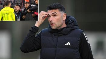 Burak Yılmaz hakemin üzerine yürüdü! Gaziantep FK-Kocaelispor maçında ortalık karıştı