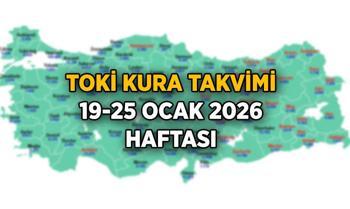 1 Haftalık TOKİ kura takvimi 2026: İşte 6 tarih, 9 il 📌 TOKİ kura çekilişinde sıra hangi ilde? 19-25 Ocak'ta hangi illerin ev kurası çekilecek?