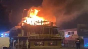 Avcılar’da ahşap atölyesi yandı