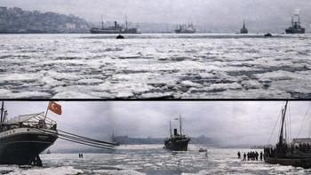 Boğazı buz üstünden yürüyerek geçmişler! 120 yılda 2 kez geldi: 'Sibirya kışı masum kalır'