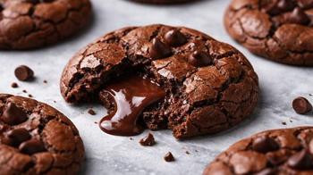 Kuru kurabiyeleri unutturan nefis lezzet! İçi akışkan brownie tarifi şipşak hazır