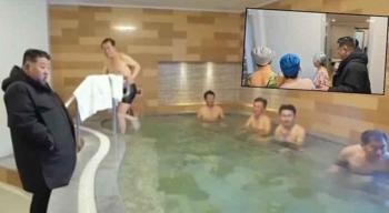 Devlet liderine bir anda yakalandılar! Sürpriz ziyaret sosyal medyada hızla yayıldı