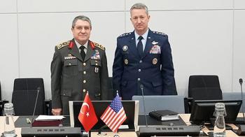 Genelkurmay Başkanı Bayraktaroğlu, ABD'li mevkidaşı Caine ile bir araya geldi