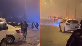 Diyarbakır’da 13 araç zincirleme kazaya karıştı! Çok sayıda kişi yaralandı