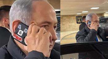 Dünya bu fotoğrafı konuşuyor! Küçük bir bant, büyük soru işareti: Netanyahu neyi gizliyor?