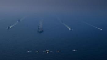 İran ile görüşme sonrası güç gösterisi! ABD'nin dev filosu Umman'da