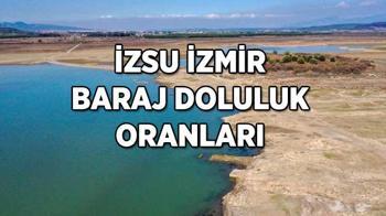 İzmir baraj doluluk oranları! 7 Şubat İZSU baraj doluluk oranları son güncel tablo...