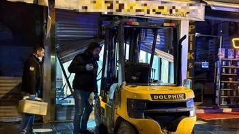 Kayseri'de kuyumcuda forkliftli soygun