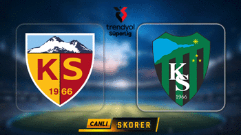 CANLI ANLATIM | Kayserispor - Kocaelispor